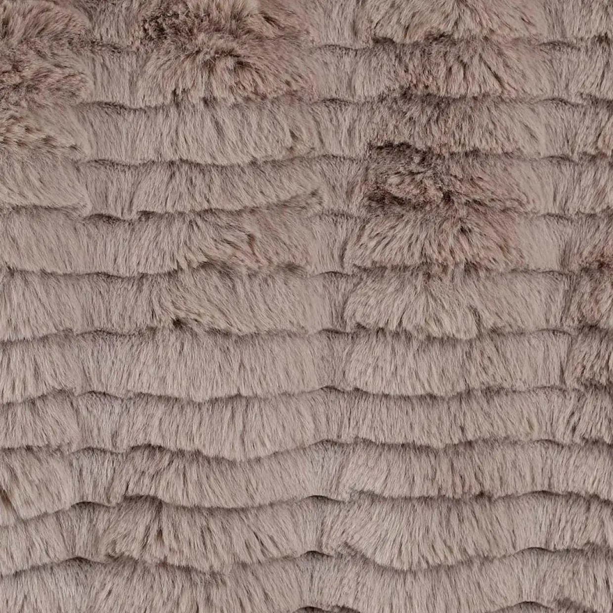 Home Deco Factory Plaids^Plaid imitation fourrure Opulence taupe - 120x150 cm