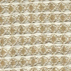 Plaid nid d'abeille beige/gris - 125x150 cm-Home Deco Factory Sale