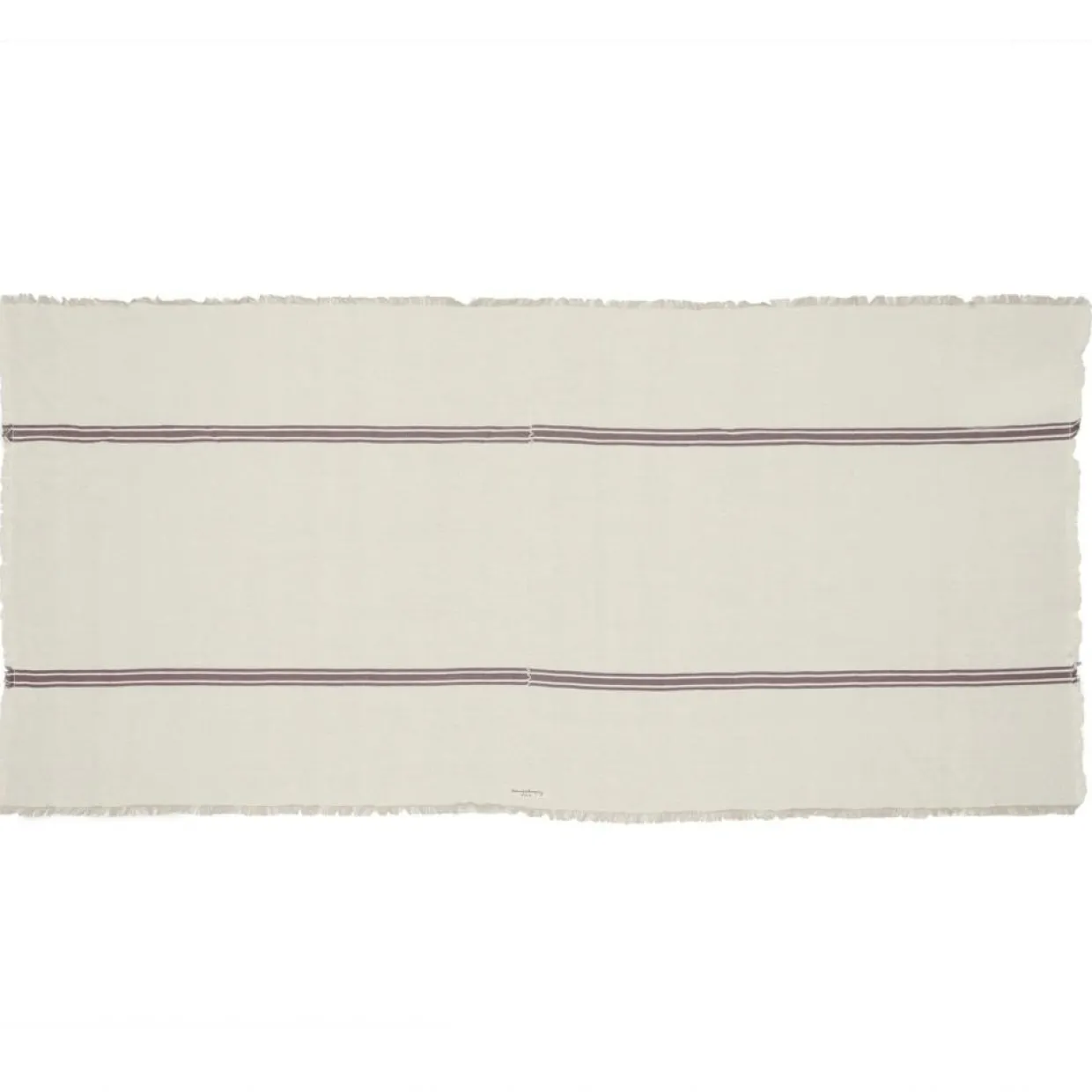 Bed and Philosophy Plaids^Plaid ou Nappe blanc/violet 110x220cm