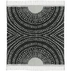 Plaid Recyclé Taina carbone - 160x140 cm-Vivaraise Hot