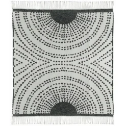 Plaid Recyclé Taina carbone - 160x140 cm-Vivaraise Hot