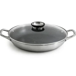 Gam'Hotel Moules Et Plats^Plat à paëlla triplex avec couvercle blackcube - D.32 cm