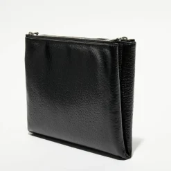 Pochette à barre transversale en Cuir noire - 17x22 cm-Alexander McQueen Hot