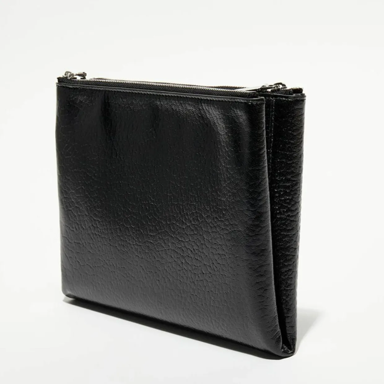 Pochette à barre transversale en Cuir noire - 17x22 cm-Alexander McQueen Hot