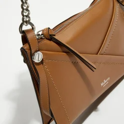 Femme Mulberry Pochettes^Pochette en Cuir Zipped Pouch teck - 23x15x4 cm