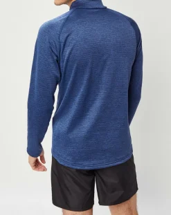 Homme Odlo Sweats^Polaire Midlayer Fli bleue