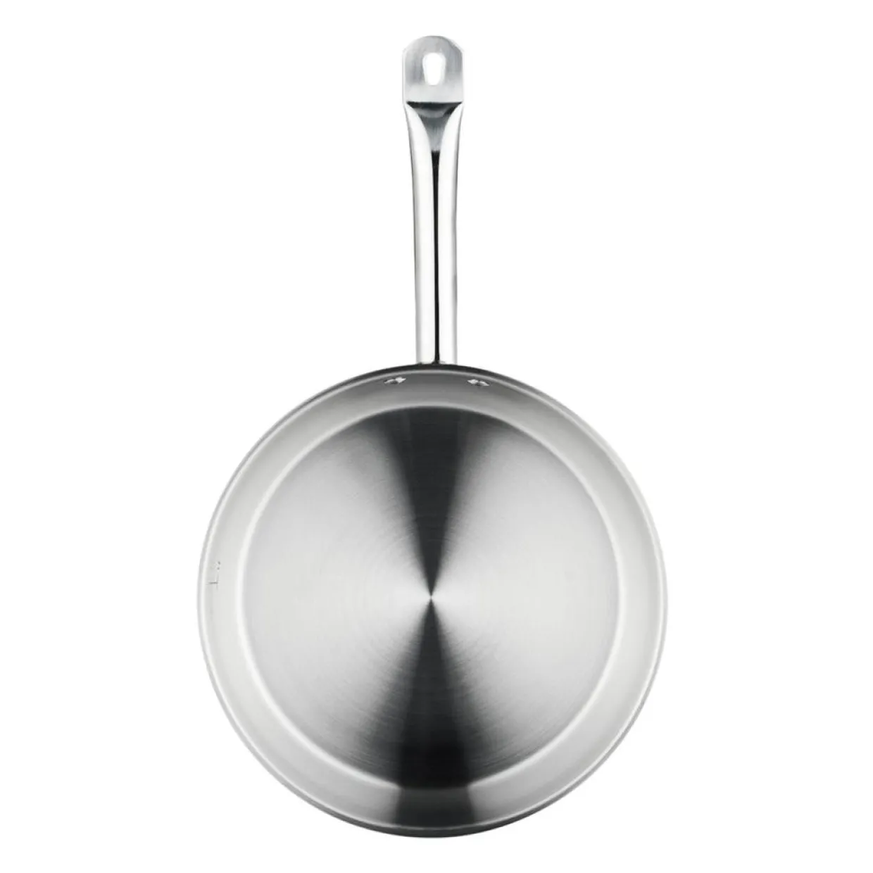 Poêle induction argentée - D.28 cm-Gam'Hotel