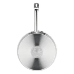 Poêle induction argentée - D.28 cm-Gam'Hotel