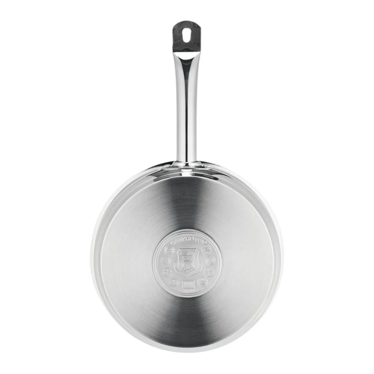 Poêle induction argentée - D.24 cm-Gam'Hotel Clearance