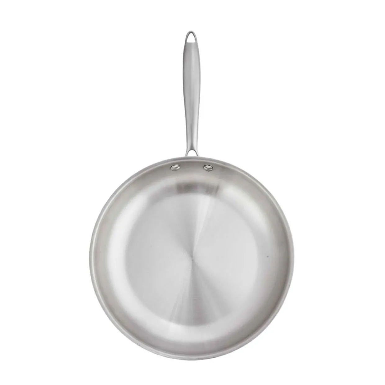 Poêle triplex induction argentée - D.28 cm-Gam'Hotel Outlet