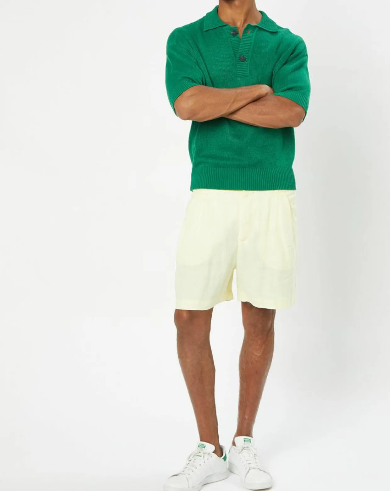 Homme Marc O'Polo Polos^Polo 100% Lin manches courtes Maille vert emeraude