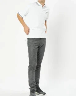 Homme Hackett London Polos^Polo Aston Martin Racing Détail Col blanc
