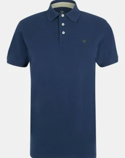Homme Hackett London Polos^Polo Classic Fit Piqué bleu marine