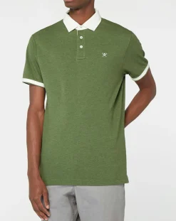Homme Hackett London Polos^Polo Classic Fit Piqué Brand kaki
