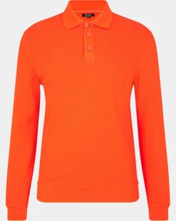 Polo Dolpiq ml piq orange vif-Galeries Lafayette Outlet