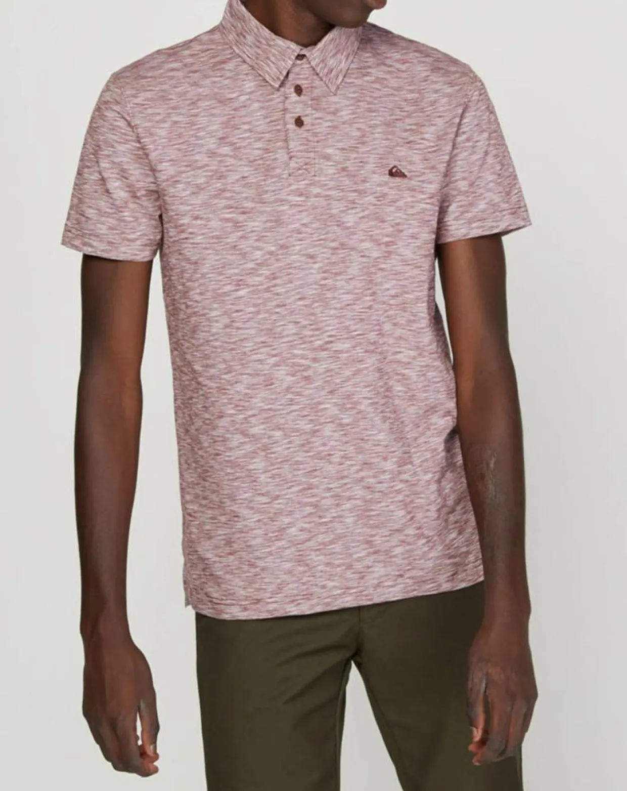 Polo Everyday Sun Cruise bordeaux chiné-Quiksilver Outlet