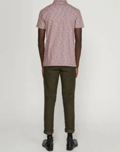 Polo Everyday Sun Cruise bordeaux chiné-Quiksilver Outlet