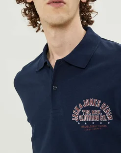 Polo Jprblubooster bleu marine-Jack & Jones