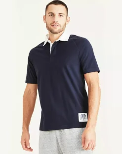 Polo Manches Courtes Sport Rugby bleu foncé-Dockers Hot