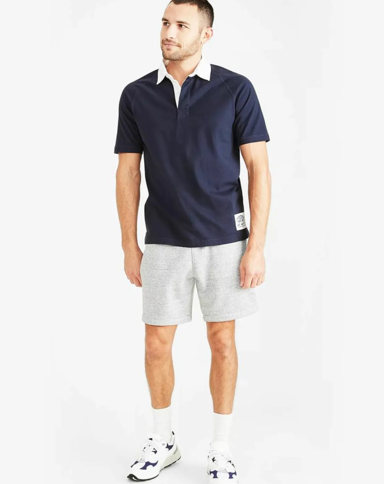 Polo Manches Courtes Sport Rugby bleu foncé-Dockers Hot