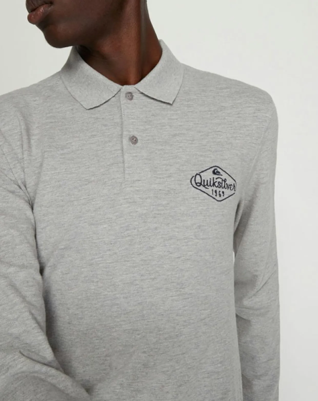 Polo Miz Kimitt gris clair-Quiksilver Sale