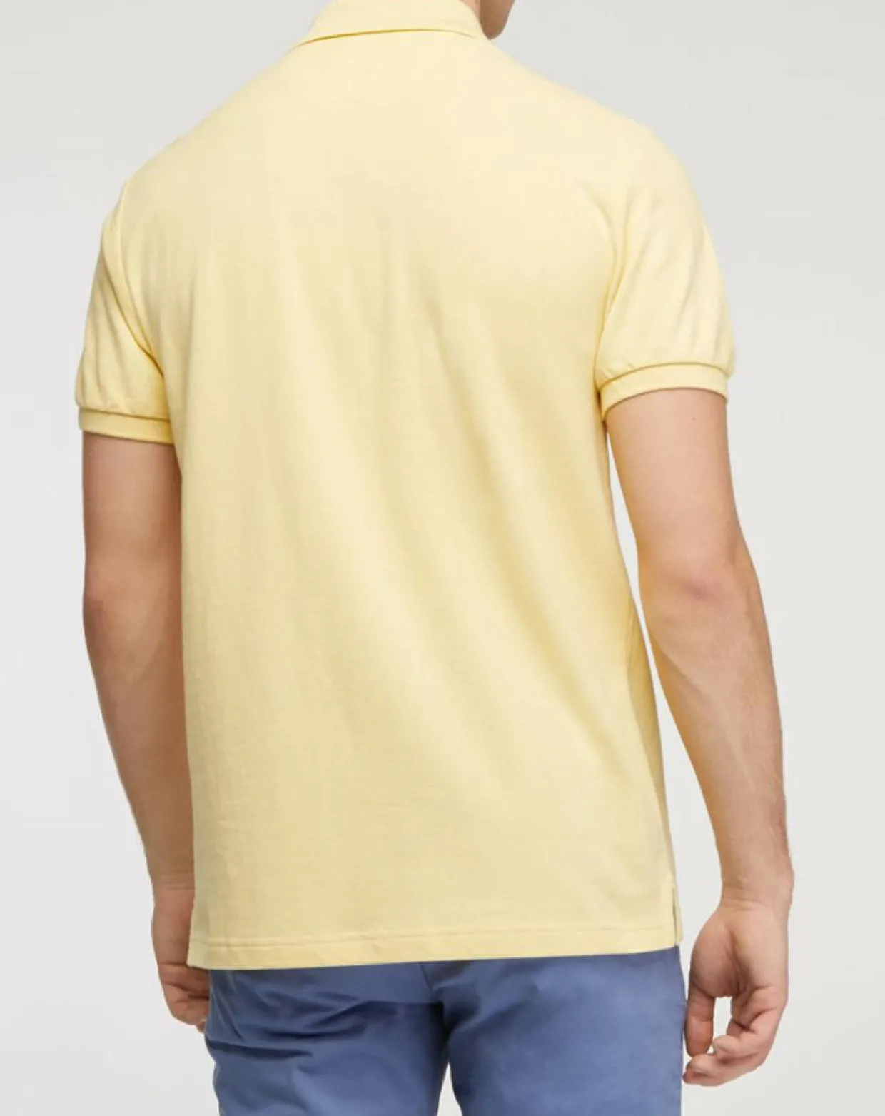 Homme Hackett London Polos^Polo Numéro 1 jaune clair