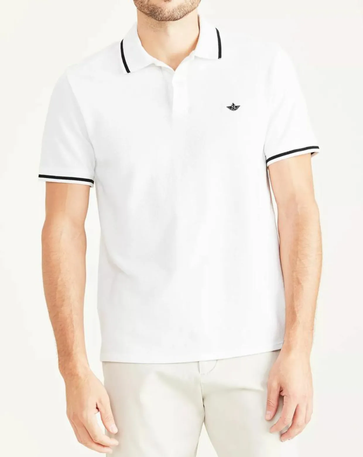 Polo Piqué Slim Fit blanc-Dockers Online