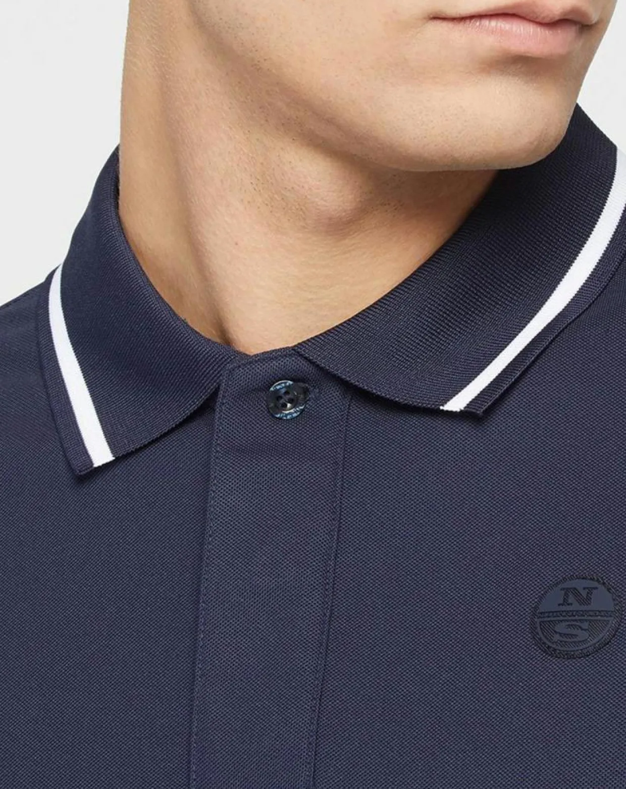Homme North Sails Polos^Polo Regular Coolmax® bleu marine