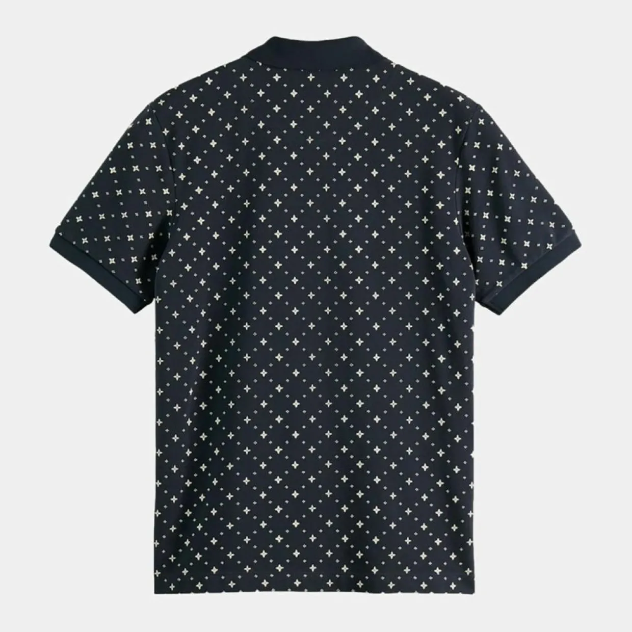 Polo Regular Fit 100% Coton Bio imprimé bleu marine-Scotch & Soda Best