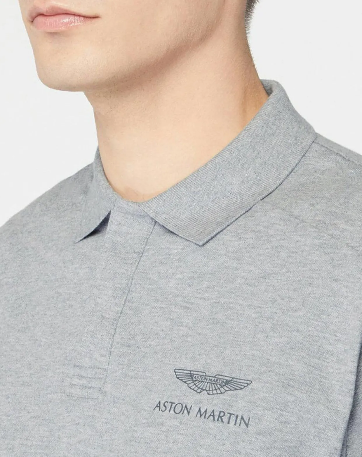 Homme Hackett London Polos^Polo Regular Fit Aston Martin Racing gris chiné