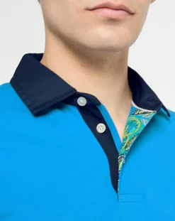 Homme Hackett London Polos^Polo Regular Fit bleu moyen