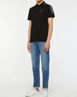 Polo Regular Fit Galon Aston Martin Racing noir-Hackett London New