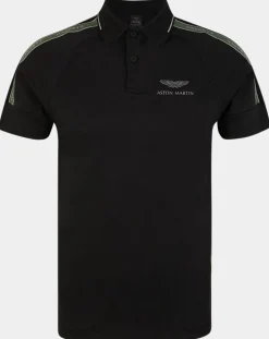 Polo Regular Fit Galon Aston Martin Racing noir-Hackett London New