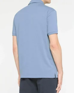 Polo Regular Fit Jersey bleu ciel-Hackett London Discount