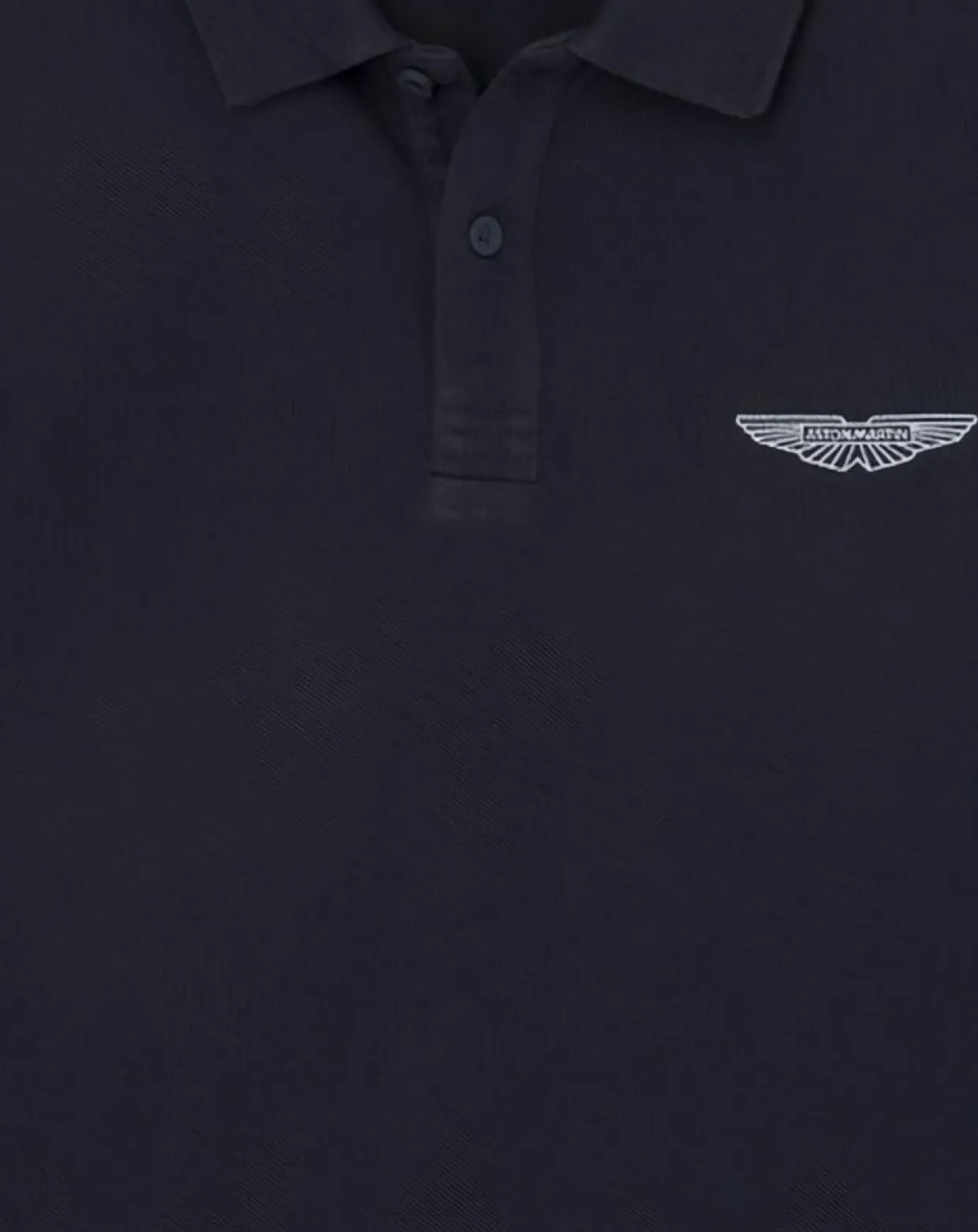 Polo Regular Fit manches longues Aston Martin Racing noir-Hackett London Outlet
