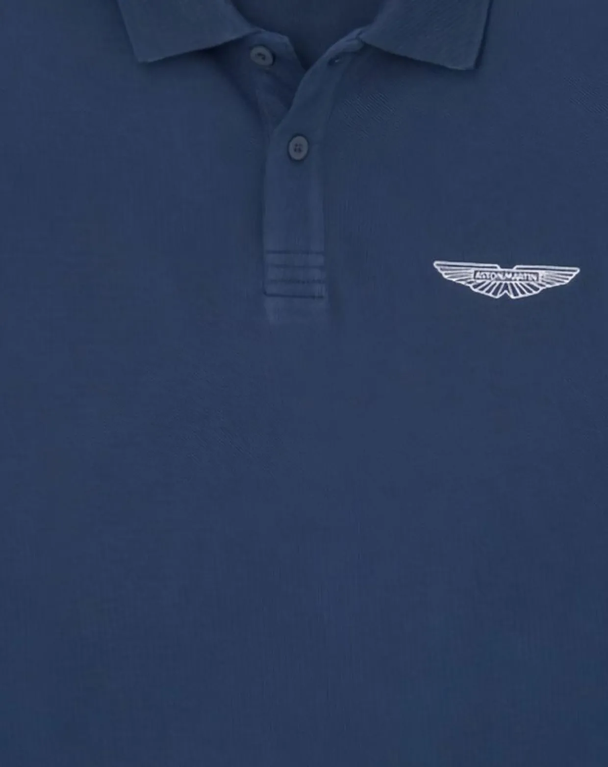 Polo Regular Fit manches longues Aston Martin Racing bleu foncé-Hackett London Discount