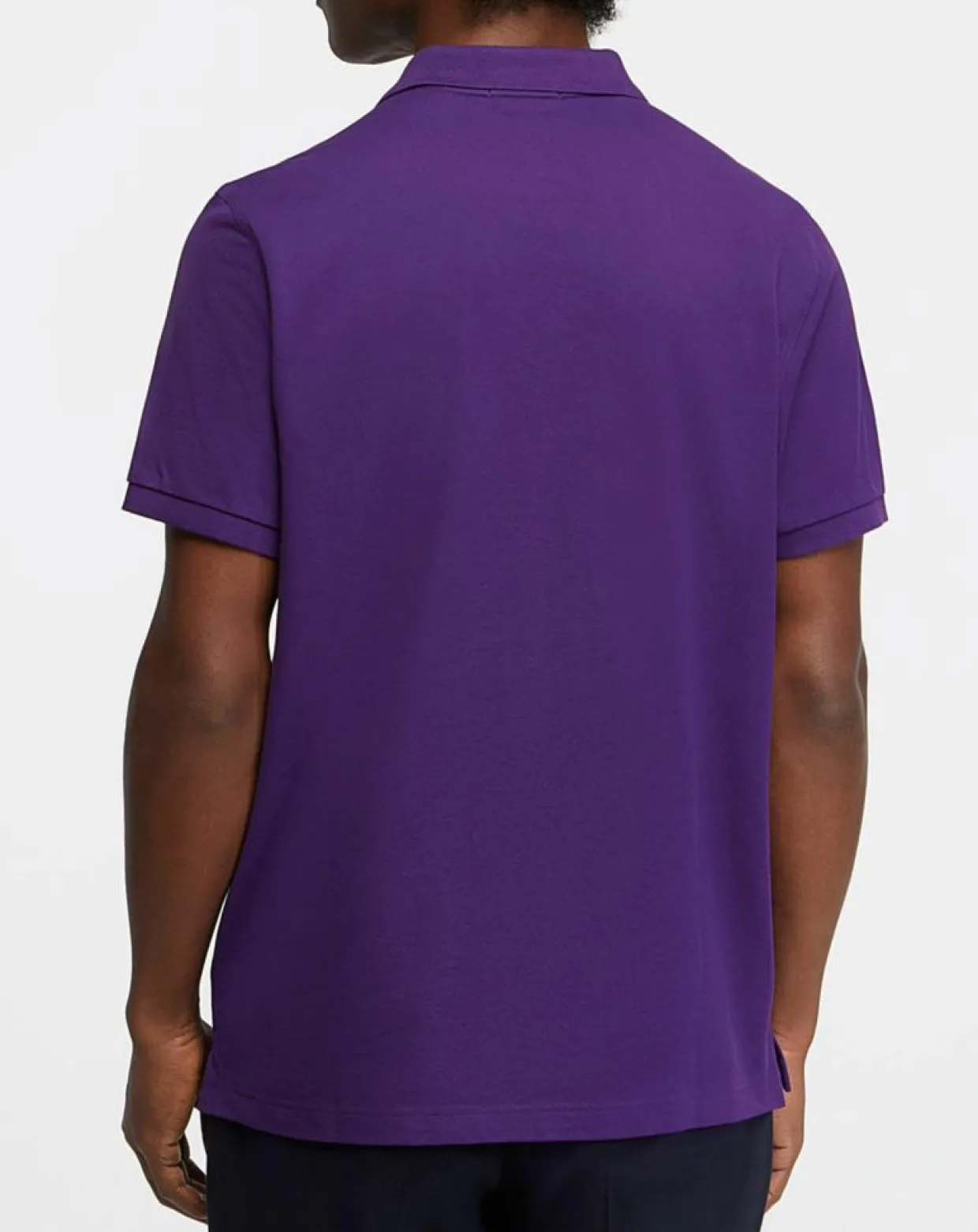 Homme Gant Polos^Polo Regular Fit manches courtes uni piqué violet
