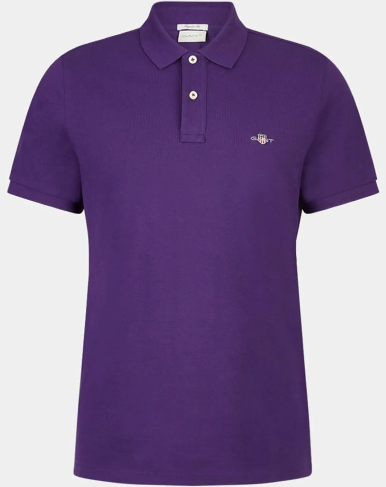 Homme Gant Polos^Polo Regular Fit manches courtes uni piqué violet