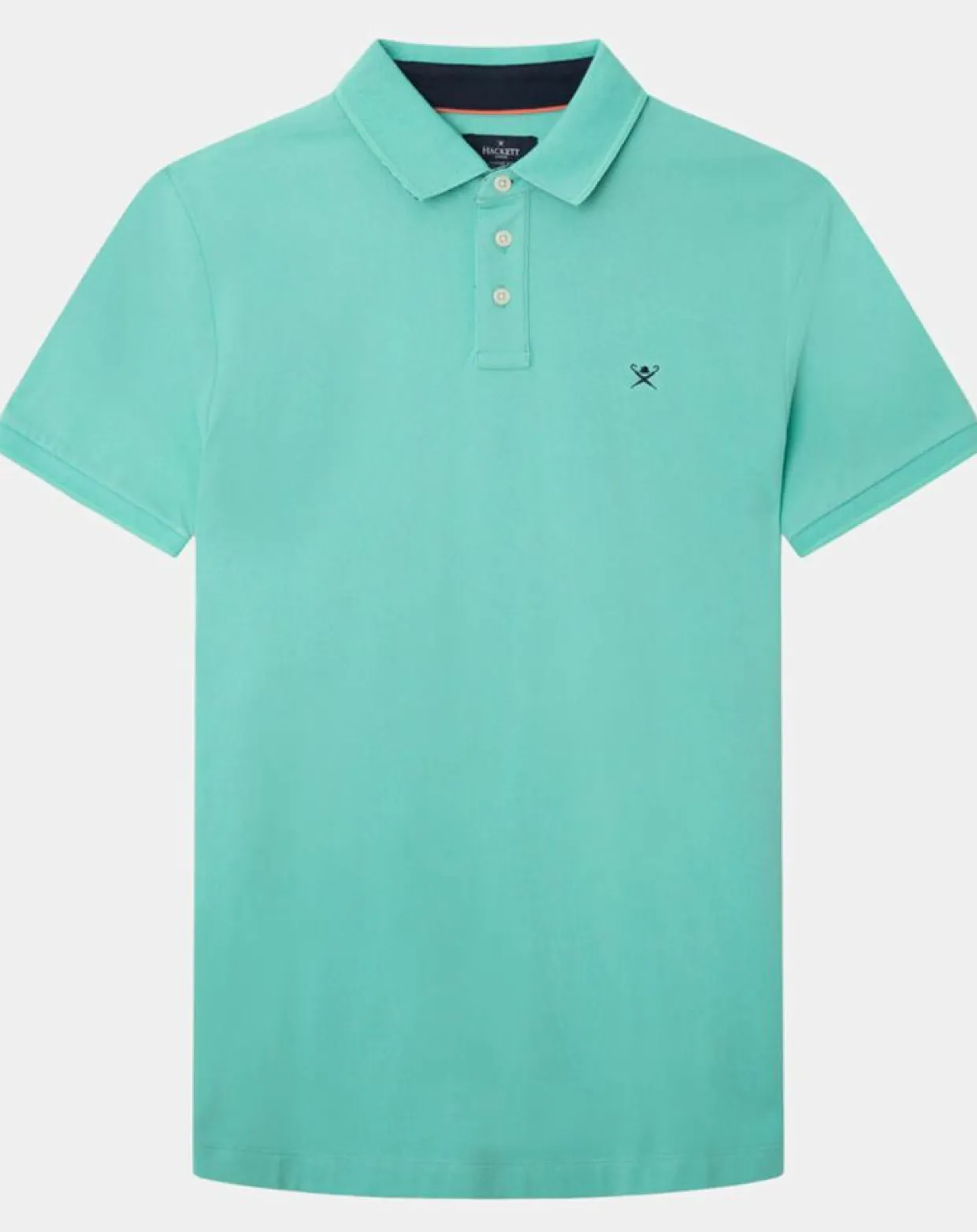 Homme Hackett London Polos^Polo Regular Fit uni piqué vert clair