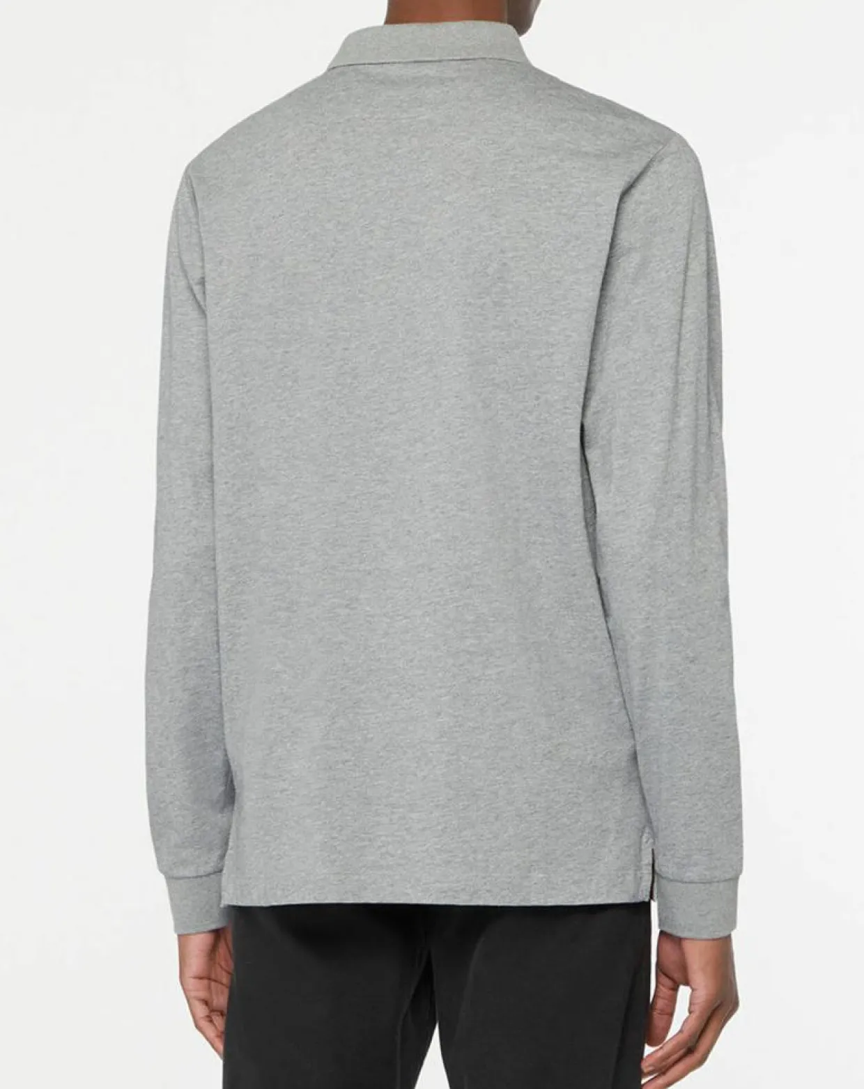 Polo Regular Fit zippé gris moyen-Hackett London Best