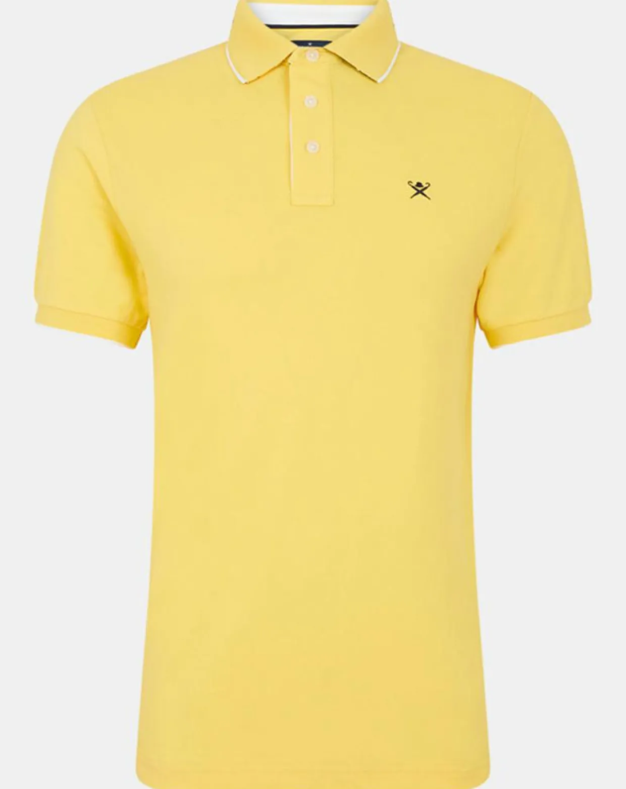 Polo Slim Fit jaune-Hackett London Outlet