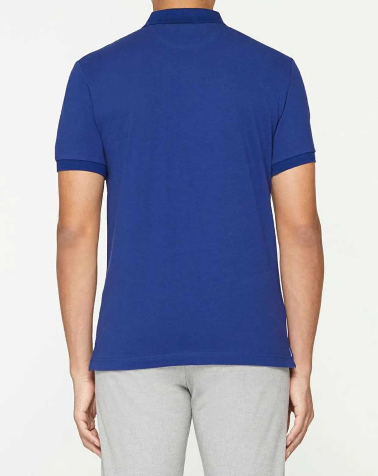 Homme Hackett London Polos^Polo Slim Fit uni bleu