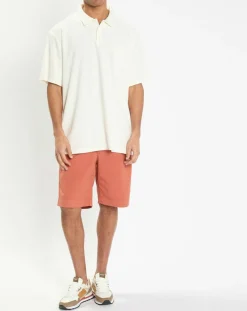 Homme Hackett London Polos^Polo Slim Fit uni éponge écru