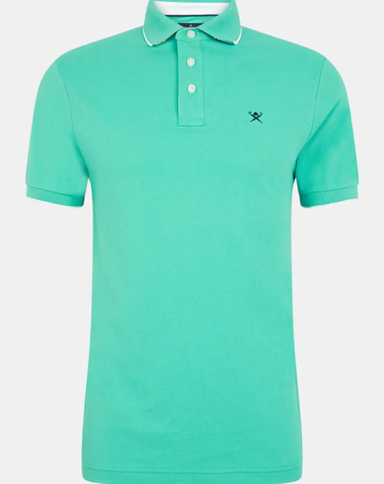 Polo Slim Fit vert moyen-Hackett London Discount