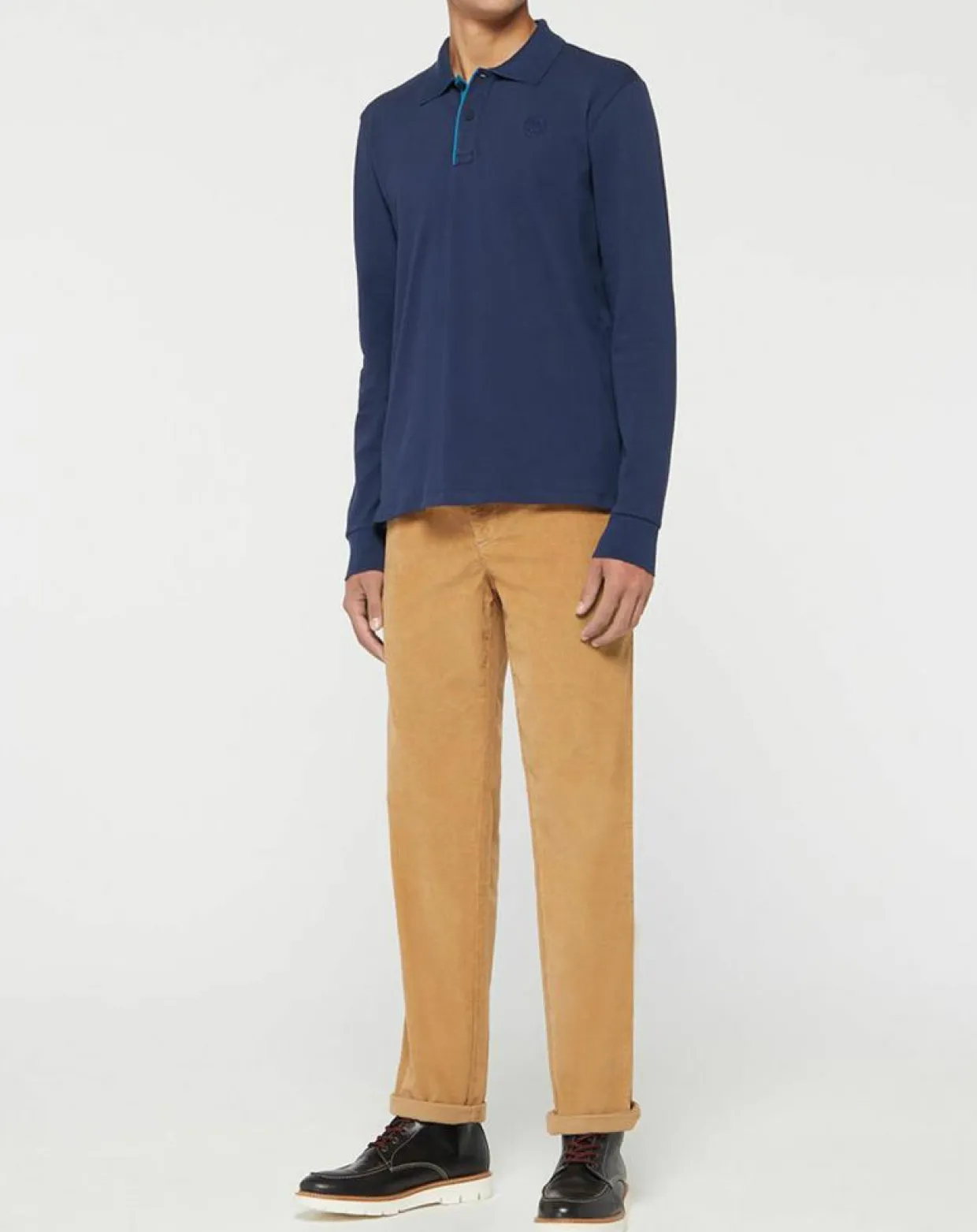 Homme North Sails Polos^Polo Stretch Piqué bleu marine