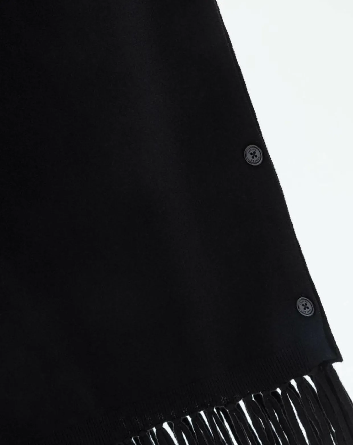 Femme Indies Pulls^Poncho 100% Laine Claire noir