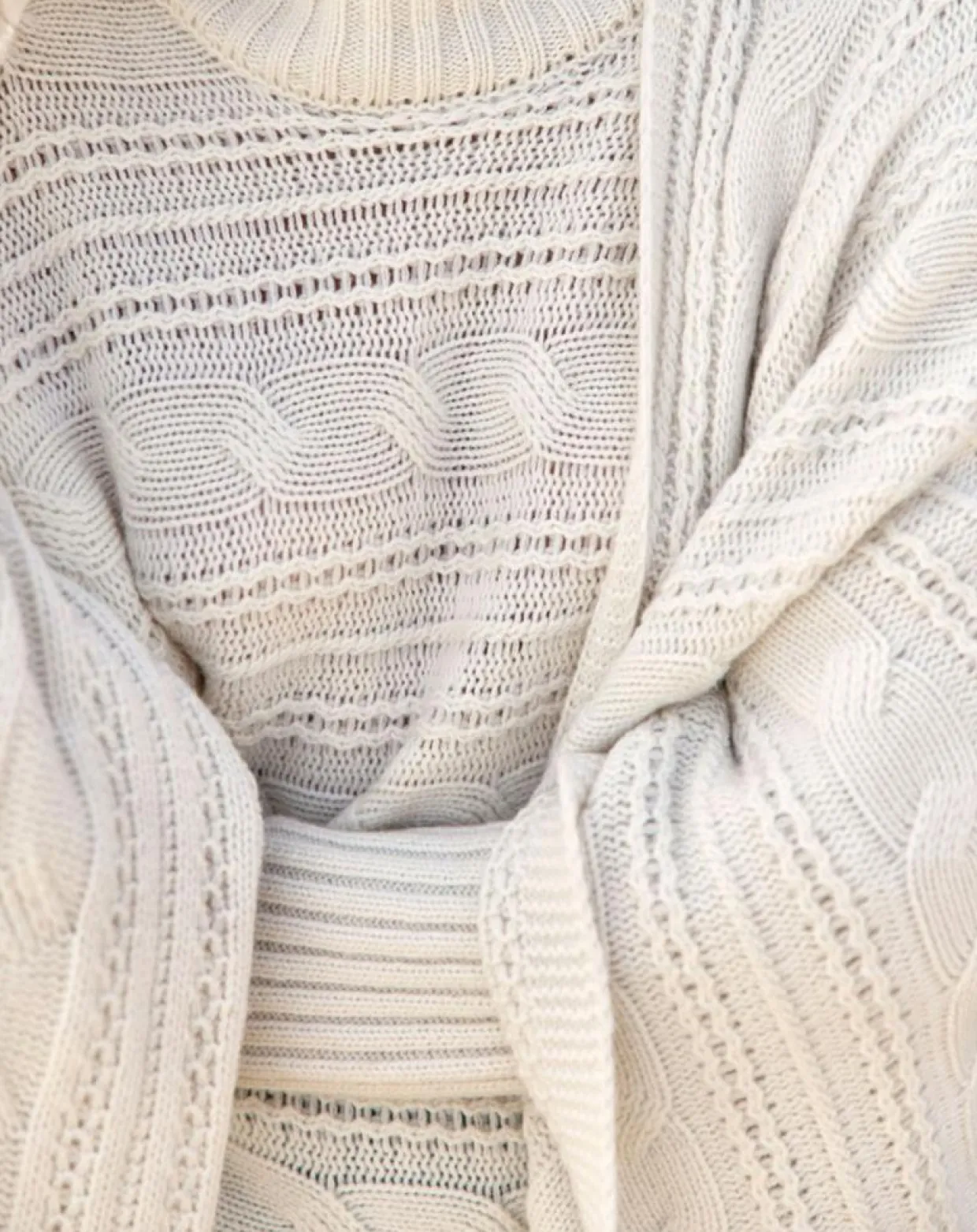 Femme Lauren Vidal Gilets Et Cardigans^Poncho en Laine & Cachemire Roca crème