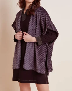 Poncho Essentiel gris vison-Le Chat Outlet