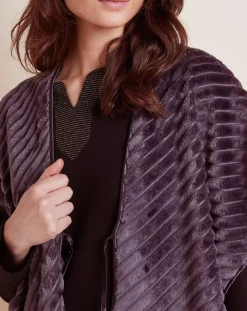 Poncho Essentiel gris vison-Le Chat Outlet