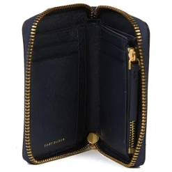 Portefeuille en Cuir Emerson noir - 11.5x9x2.5 cm-Tory Burch Outlet